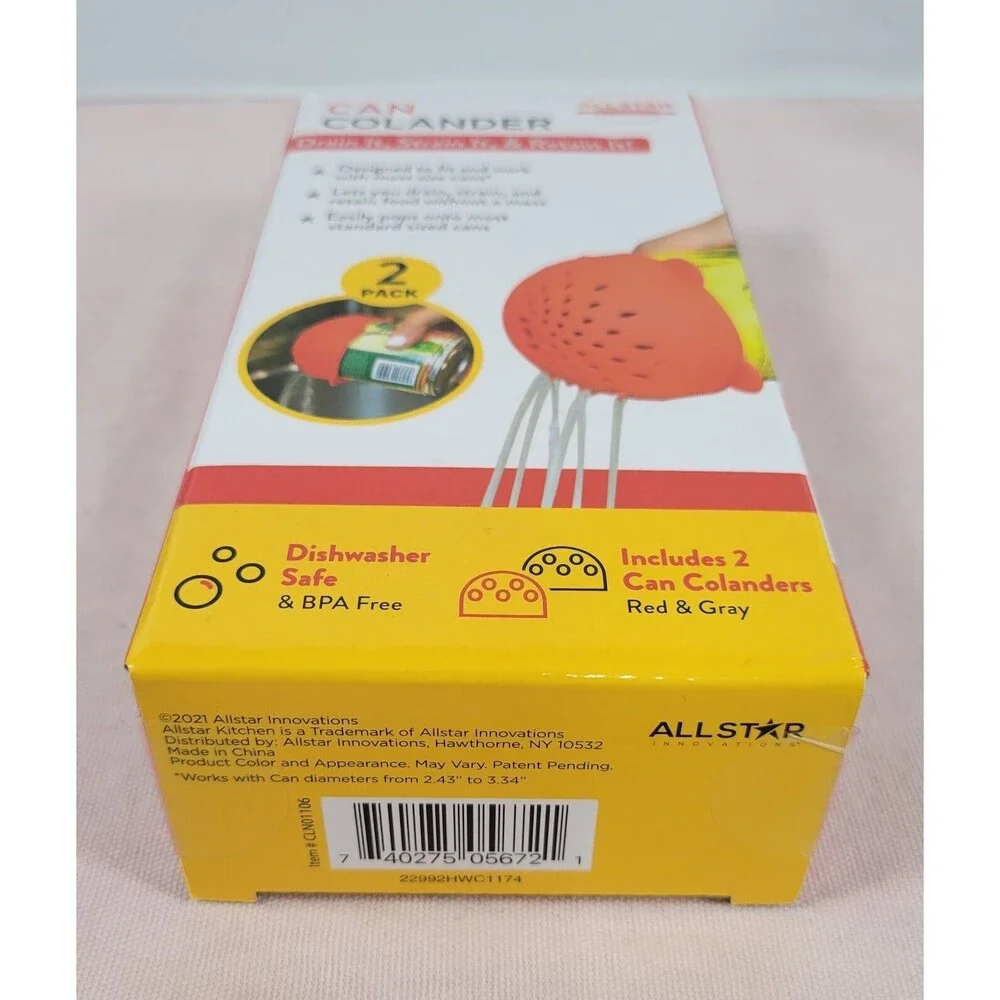 Kitchen Multifunctional Portable can Colander Silica Gel Allstar kitchen